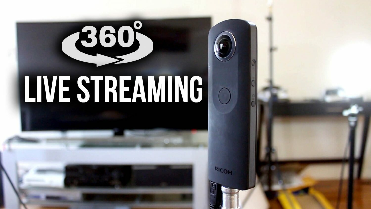 Стрим 360-градусного Full HD видео с камеры Ricoh Theta S