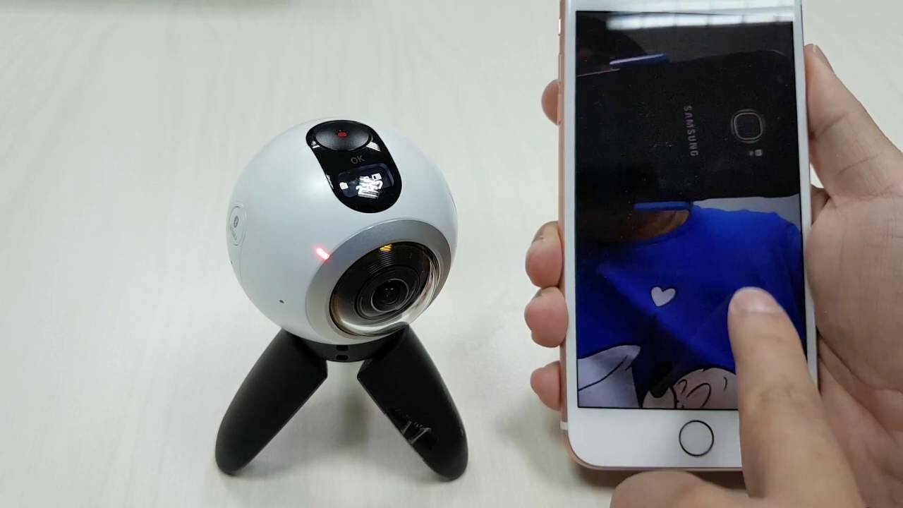 Съемка фото с камеры Samsung Gear 360 посредством iPhone