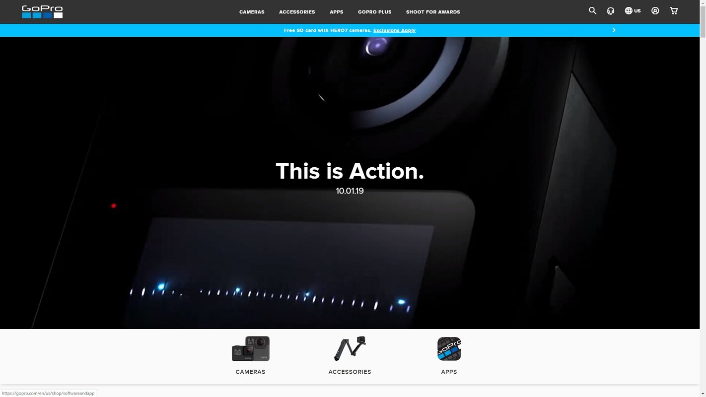 Премьера GoPro Max состоится 1 октября 2019 г.